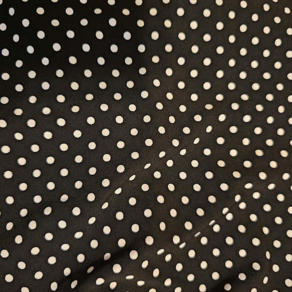 NY&C 7th Ave Dressy Ruched Tank Top Shirt Polka Dot NWT Black Bundle of 2 Sz S - Picture 6 of 14